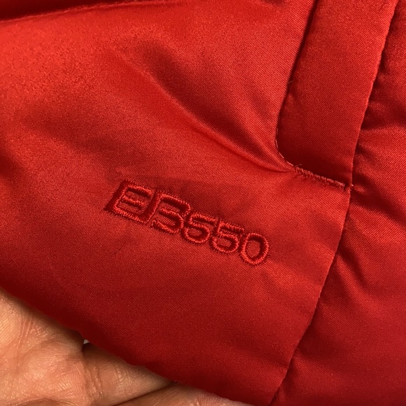 Eddie Bauer EB550 Premium Goose Down Puffer Vest Red Size Large - Picture 6 of 11